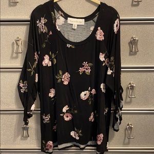 COPY - French Laundry 3/4 Flutter Slv Top